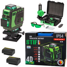 Лазерний рівень 4D Stif Germany BL-16XL (мікроліфт, 2 акумулятори в комплекті)