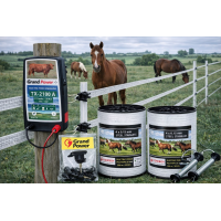 Електропастух для коней на 1 гектар (комплект Grand Power TX-2100 A)